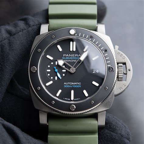 panerai submersible black ceramic